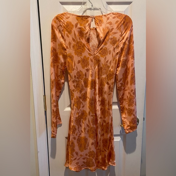 Jen's Pirate Booty Dress Womens Small Boho Chic Long Sleeve Mini Floral Festival - Picture 8 of 15